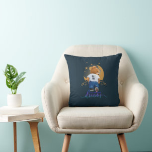 Follow Your Dreams   Throw Pillow 16"
