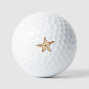 Follow your dreams watercolor Seatime Starfish Golf Balls