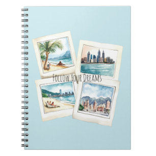 Follow Your Dreams World Travel Notebook