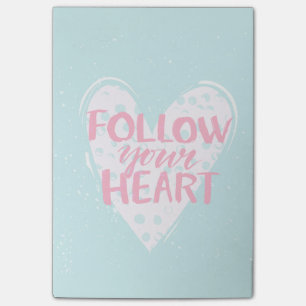 Follow Your Heart 2 Post-it Notes