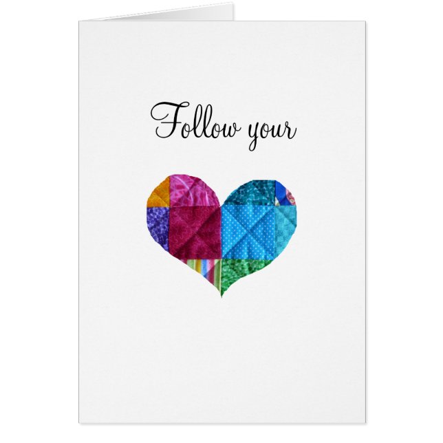 Follow Your Heart Card (Front)
