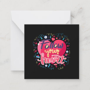 Follow Your Heart Card
