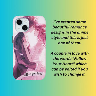Follow your heart iPhone 15 case