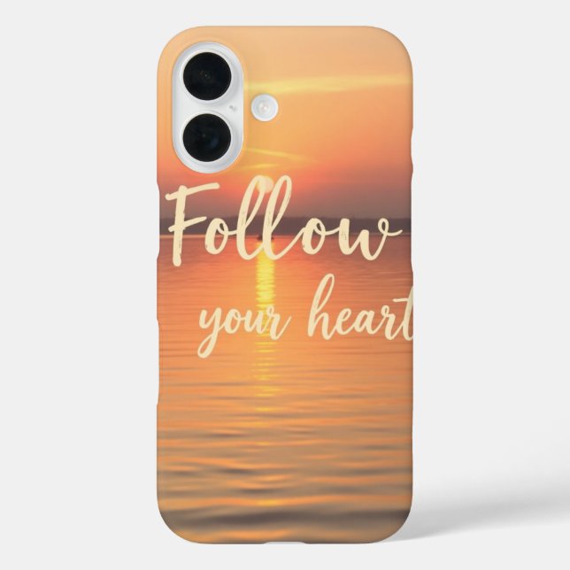 Follow Your Heart Case-Mate iPhone Case (Back)