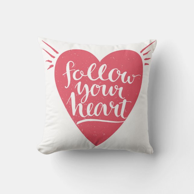 Follow Your Heart Cushion (Front)