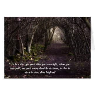 Follow Your Own Path card