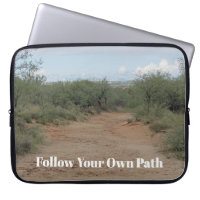 Follow Your Own Path Desert Hiking Trail Photo