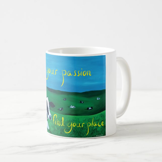 Follow your Passion mug (Front Right)
