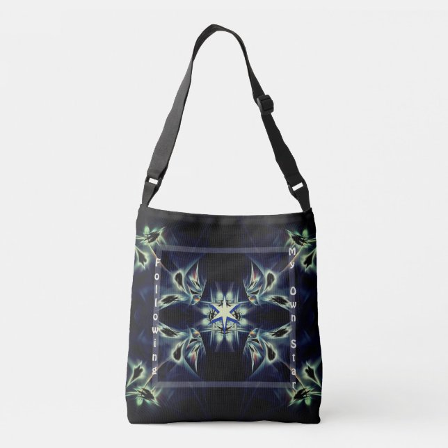 Following My Own Star  Crossbody Bag (Back)