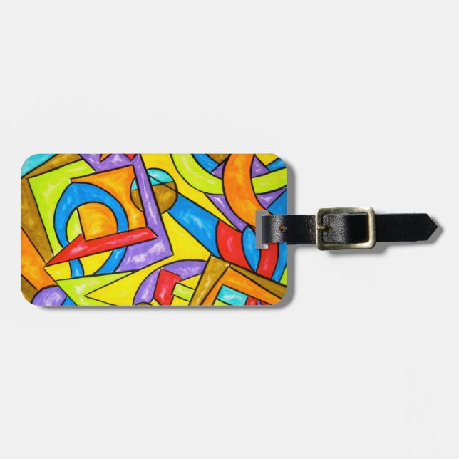 Following The Instructions - Abstract Luggage Tag (Front Horizontal)