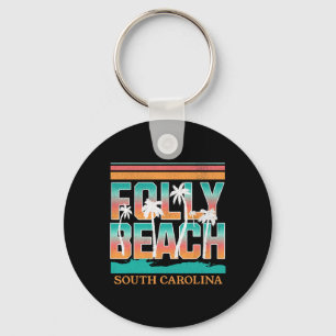 Folly Beach _3 Key Ring