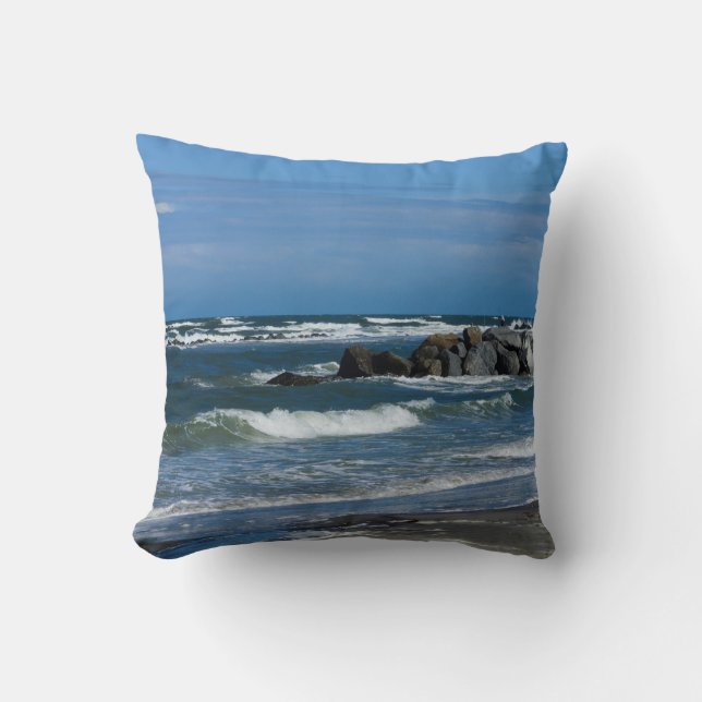 Folly Beach Atlantic Cushion (Front)