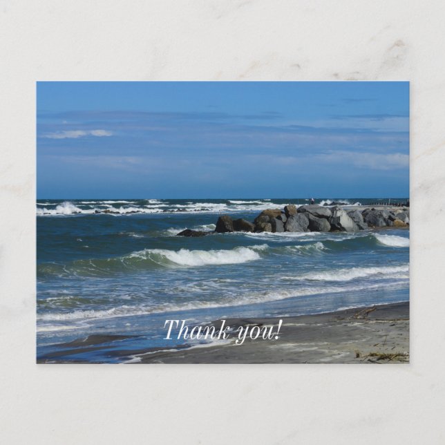 Folly Beach Atlantic Postcard (Front)