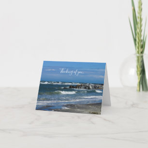 Folly Beach Atlantic Thinking Of You Card