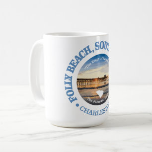Folly Beach (C) Coffee Mug