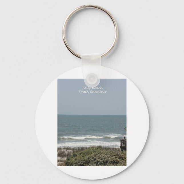 Folly Beach Key Ring (Front)
