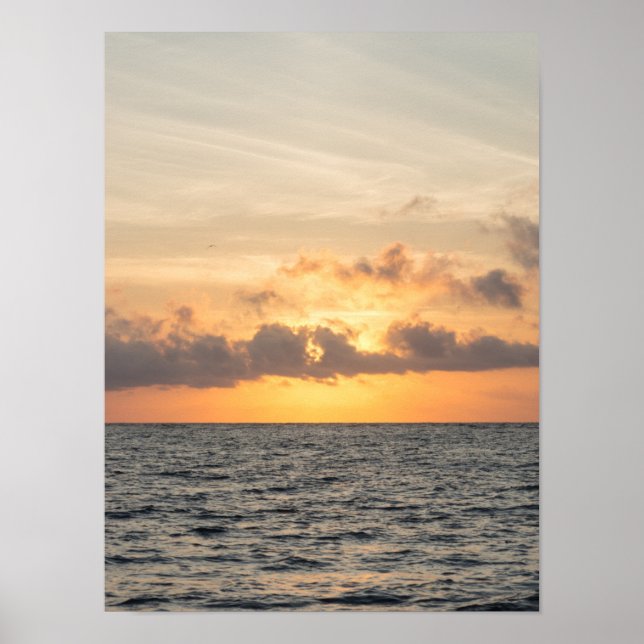 Folly Beach Morning Poster (Front)