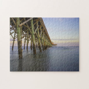 Folly Beach Pier Beauty Jigsaw Puzzle
