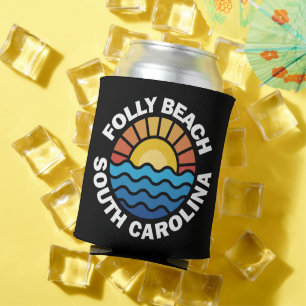 Folly Beach, South Carolina Can Cooler
