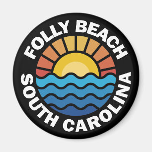 Folly Beach, South Carolina Magnet