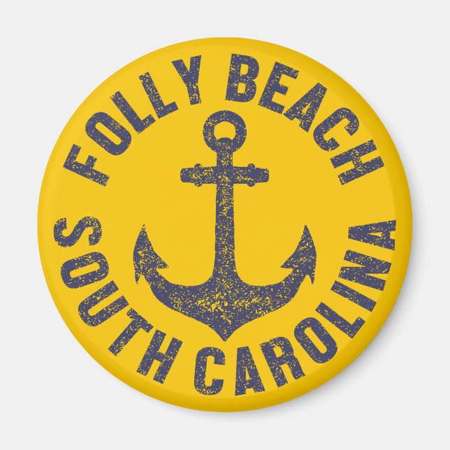 Folly Beach,South Carolina Magnet (Front)