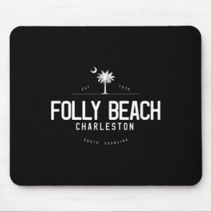 Folly Beach South Carolina Surfing Mouse Mat