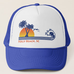 Folly Beach South Carolina Trucker Hat
