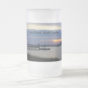 Folly Harbour Sunset Frosted Mug