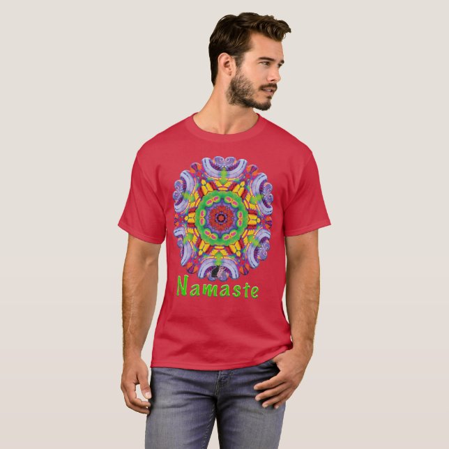 Folly Namaste Kaleidoscope T-shirt (Front Full)