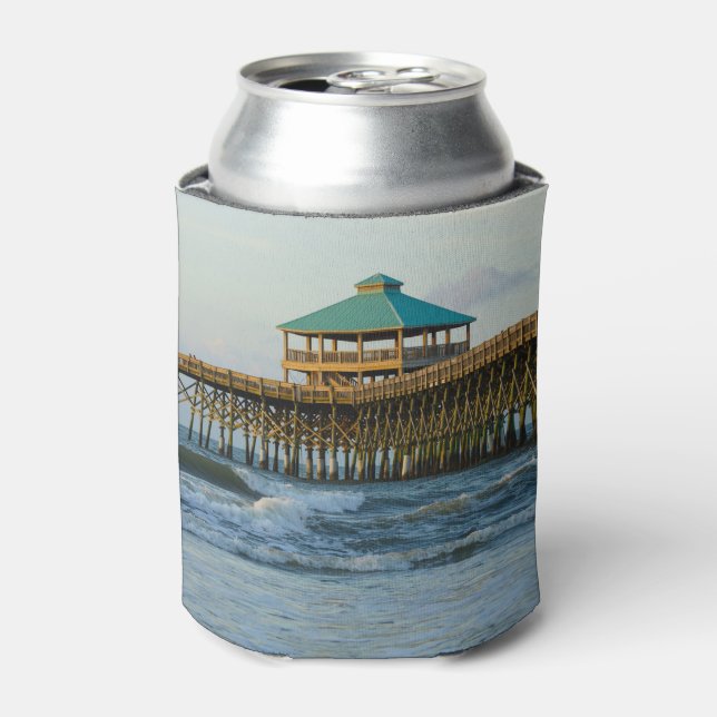 Folly Pier Morning Can Cooler (Can Front)