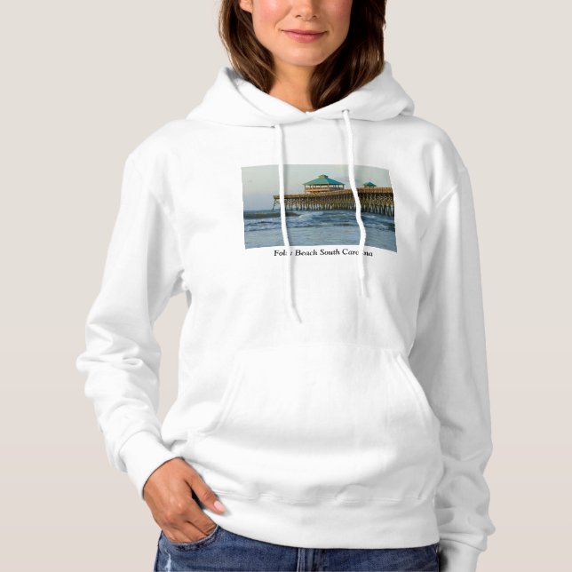 Folly Pier Morning Hoodie (Front)