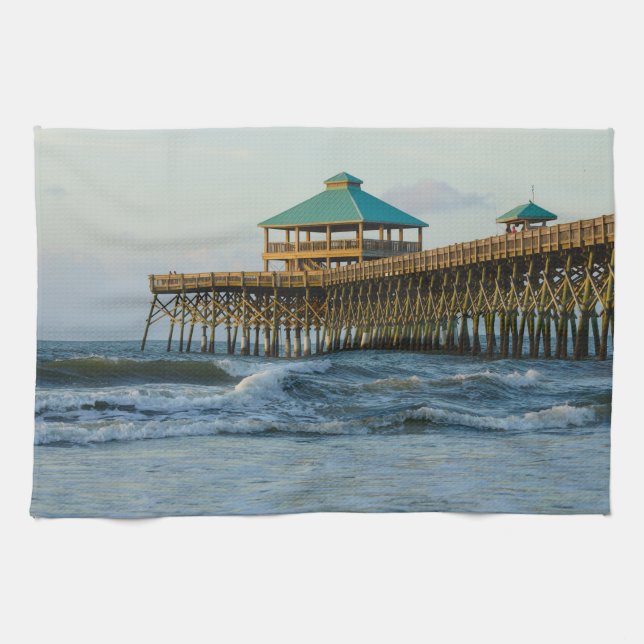 Folly Pier Morning Tea Towel (Horizontal)
