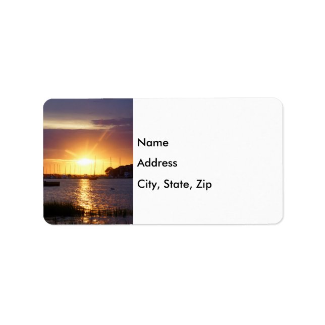 Folly River Sunrays Address Label (Front)