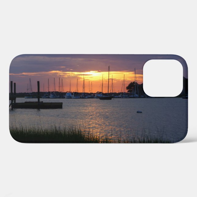 Folly River Sunset iPhone Case (Back (Horizontal))