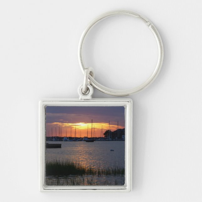 Folly River Sunset Key Ring (Front)