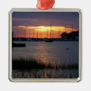 Folly River Sunset Metal Tree Decoration