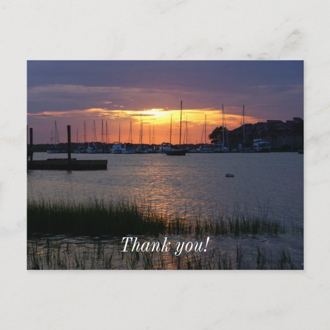 Folly River Sunset Postcard (Front)