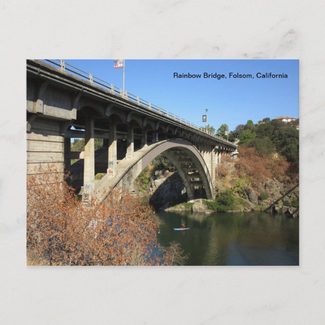 Folsom Icon: Rainbow Bridge Postcard (Front)