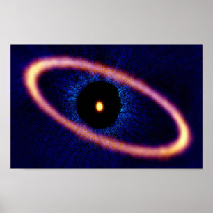 Fomalhaut Star System Debris Disc Poster