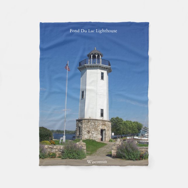 Fond Du Lac Lighthouse blanket (Front)