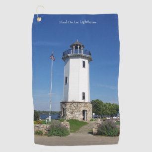 Fond Du Lac Lighthouse golf towel
