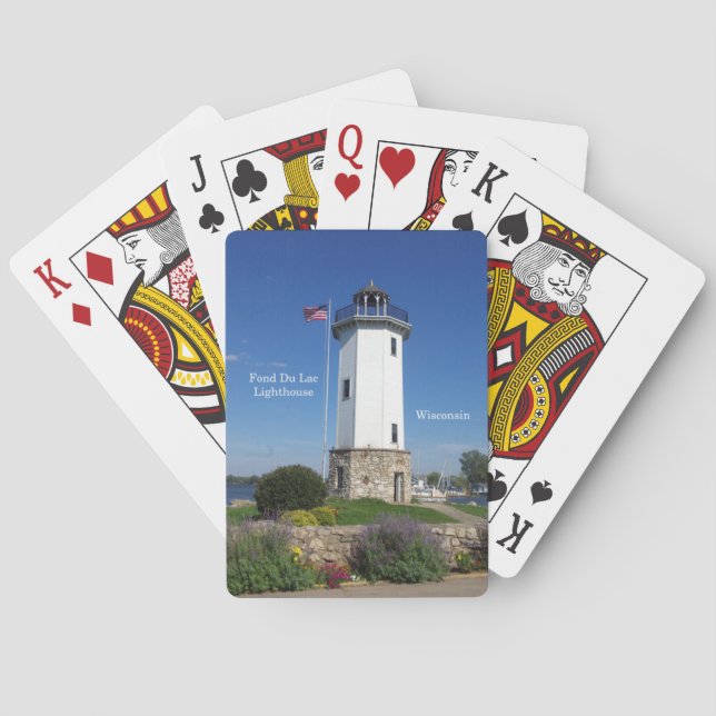 Fond Du Lac Lighthouse playing cards (Back)