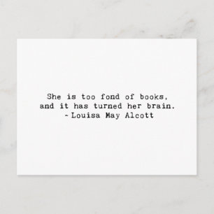 Fond of Books Postcard