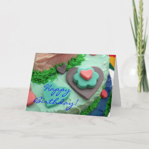 Fondant Birthday Card
