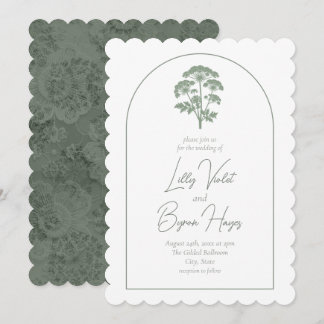 FONDNESS | Wedding Scalloped Invite