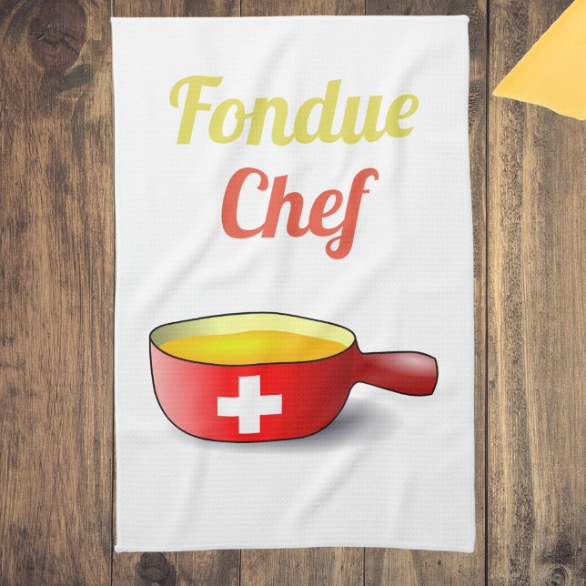 Fondue Chef Tea Towel (Creator Uploaded)