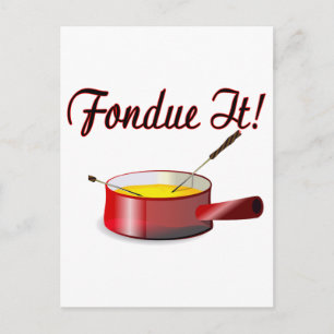 Fondue It Postcard