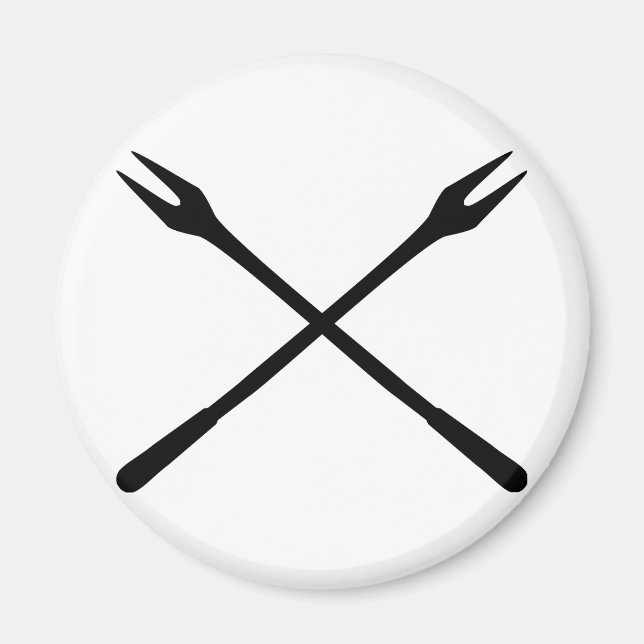 fondue spit icon magnet (Front)