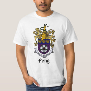 Fong Family Crest/Coat of Arms T-Shirt