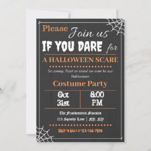 Font-astic Halloween Party Invitation